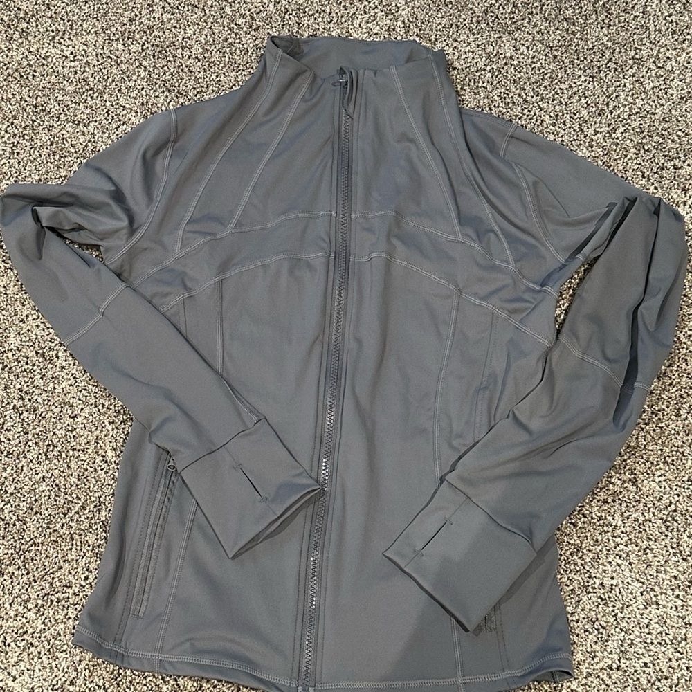 AMAZON Athletic Jacket Grey Medium NEW